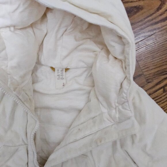 Tia cibani baby coat ivory, size 6m runs large - Picture 4 of 4